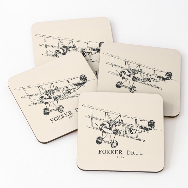 Item preview, Fokker Dr.I World War I Fighter Plane designed and sold by Lakeric Cityscapes.