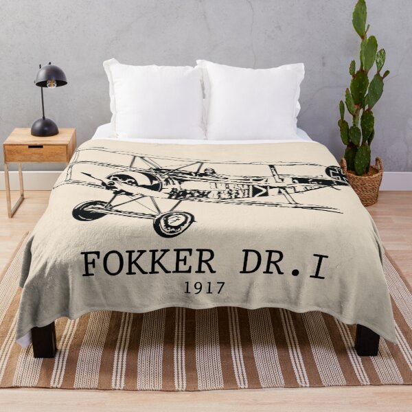 Item preview, Fokker Dr.I World War I Fighter Plane designed and sold by Lakeric Cityscapes.