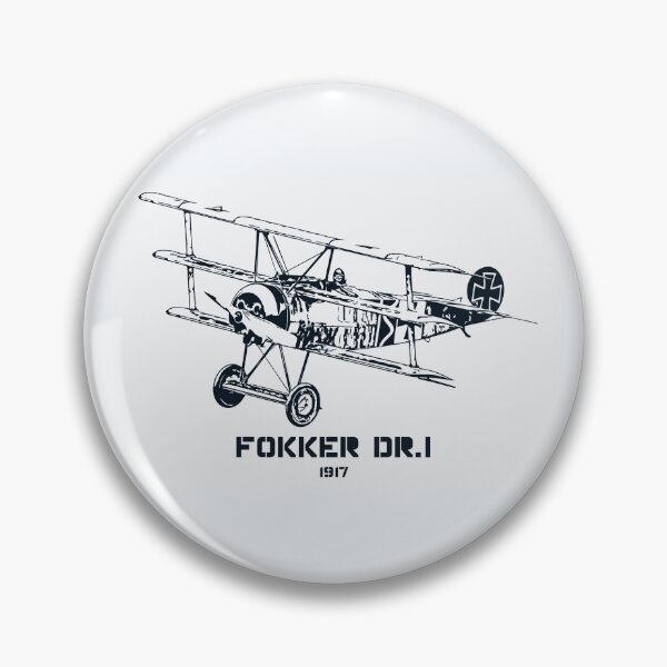 Item preview, Fokker Dr.I World War I Fighter Plane designed and sold by Lakeric Cityscapes.