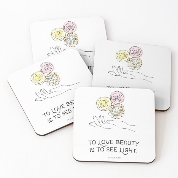 Item preview, To Love Beauty Is to See Light Inspirational Art designed and sold by Victor Shadehorn.