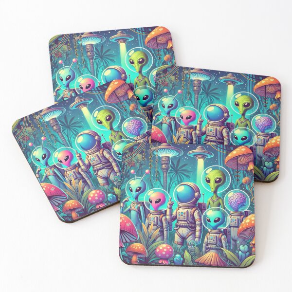 Item preview, Alien Astronauts - Deep Space Expedition designed and sold by WyckedLynn.