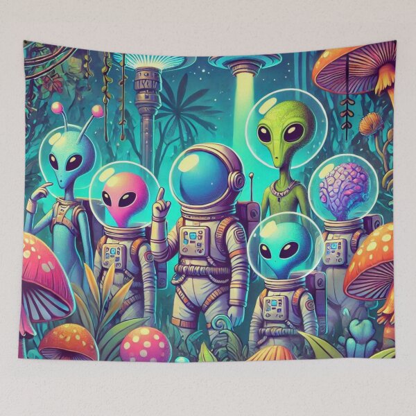 Item preview, Alien Astronauts - Deep Space Expedition designed and sold by WyckedLynn.