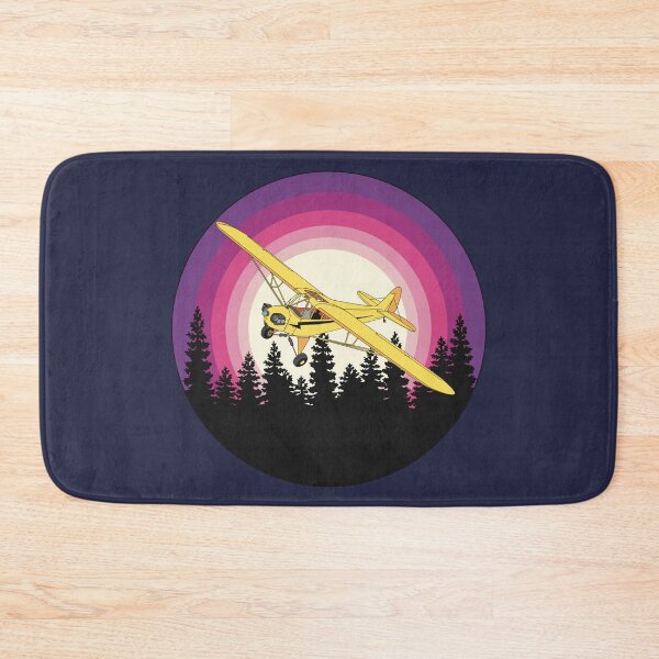 Item preview, Piper Cub Flying In Sunset Sky Aviation Design designed and sold by skye-studio.