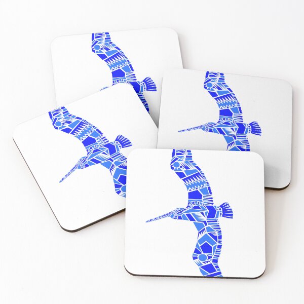 Item preview, Blue Vector Pelican designed and sold by Robert Ball.
