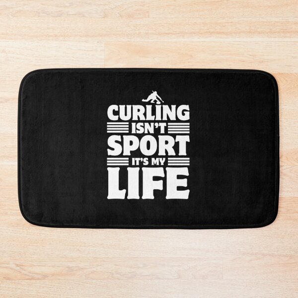 Item preview, Curling isn't Sport it's my Life Curler Curling Stone Player Lover Gift designed and sold by MouDantArts.