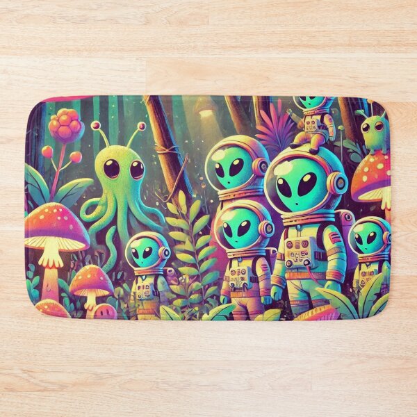 Item preview, Alien Astronauts - Jungle Expedition designed and sold by WyckedLynn.
