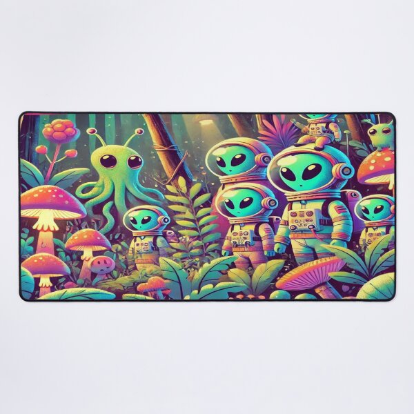 Item preview, Alien Astronauts - Jungle Expedition designed and sold by WyckedLynn.