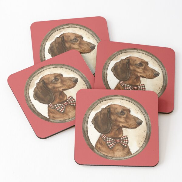 Item preview, Dachshund Proper Pup Portrait designed and sold by IllustrateJillE.