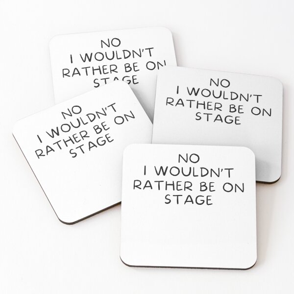 Item preview, Funny Stage Crew No I Wouldn't Rather Be On Stage Musical Theater Broadway Gift  designed and sold by MouDantArts.