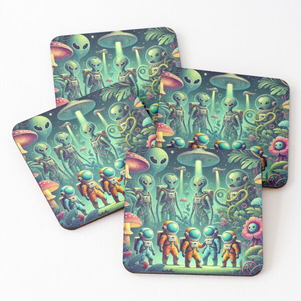 Item preview, Group of Alien Astronauts  designed and sold by WyckedLynn.