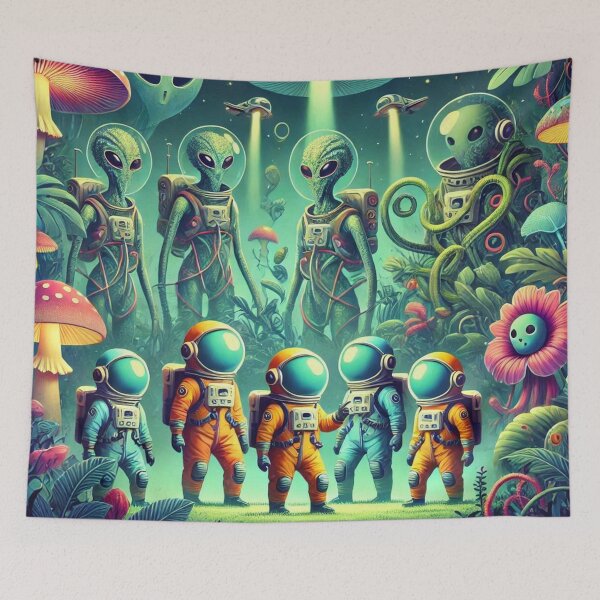 Item preview, Group of Alien Astronauts  designed and sold by WyckedLynn.