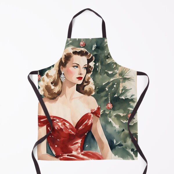 Item preview, Bittersweet Christmas Elegance: Vintage Beauty by the Tree designed and sold by RosieKingArt.