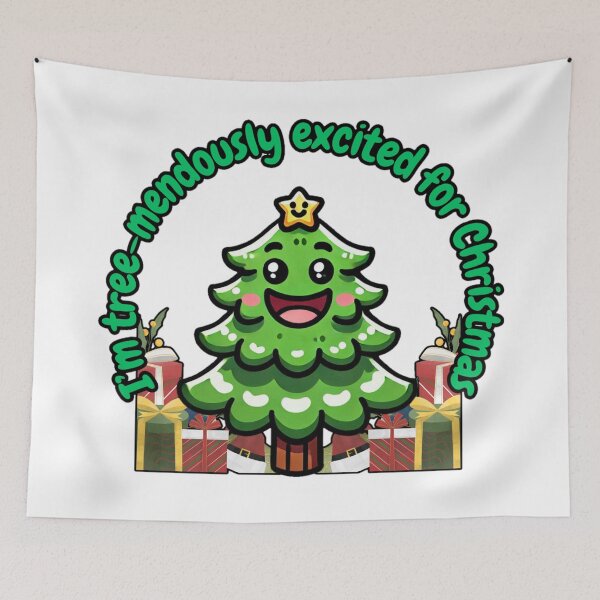Item preview, I’m tree-mendously excited for Christmas designed and sold by DShirtRepublic.