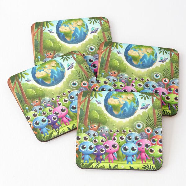 Item preview, Warm Fuzzy Alien Planet designed and sold by WyckedLynn.