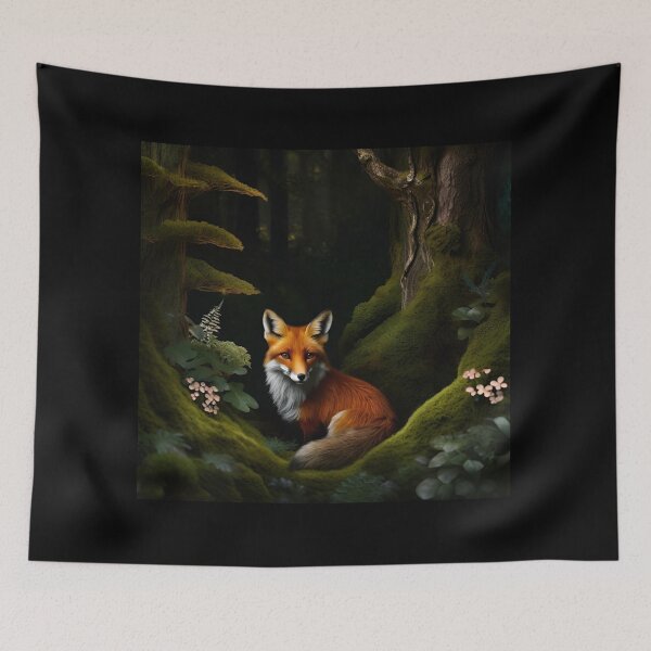 Item preview, Enchanted forest fox designed and sold by VioletSky-Arts.