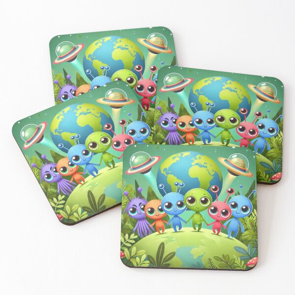 Item preview, Happy Baby Warm Fuzzy Alien Planet designed and sold by WyckedLynn.