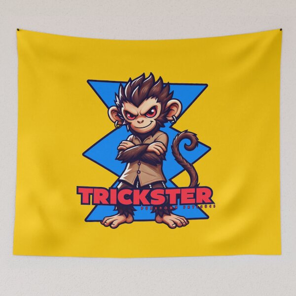 Item preview, Trickster Monkey designed and sold by pUNKnown.