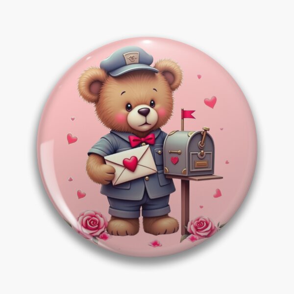 Item preview, Teddy Bear(Postal Love) designed and sold by PattaZone.
