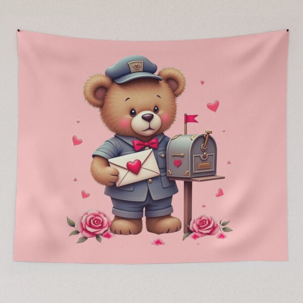Item preview, Teddy Bear(Postal Love) designed and sold by PattaZone.