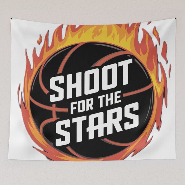 Item preview, Flaming Basketball "Shoot for the Stars" designed and sold by Zestpond.