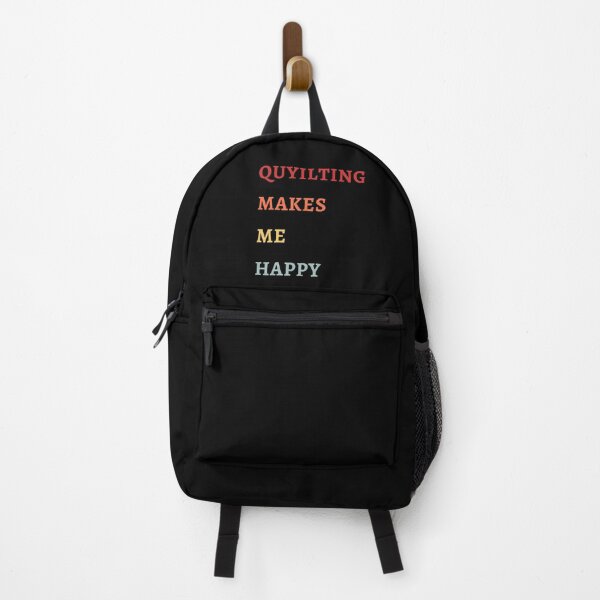 Item preview, Quilting Makes Me Happy - Quilting Lover Gifts - Funny Quilting - Retro style designed and sold by Wiss2Arts.