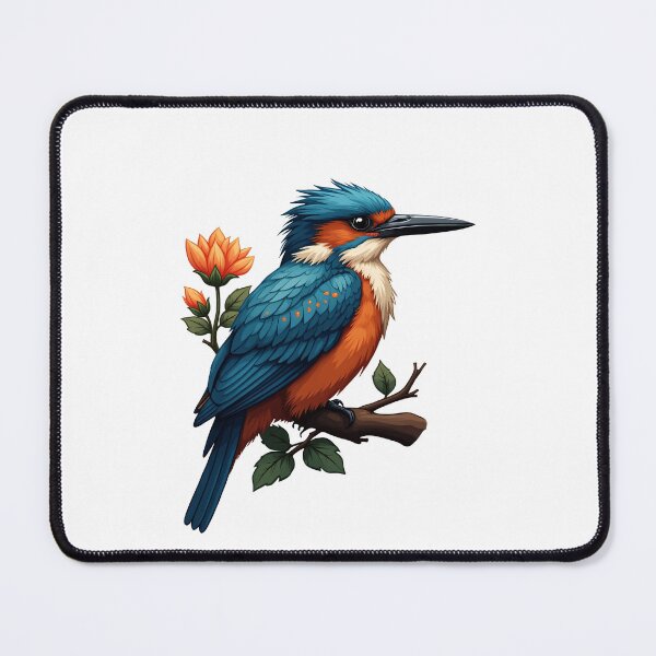 Item preview, Eurasian Kingfisher on a Branch designed and sold by shellnot.