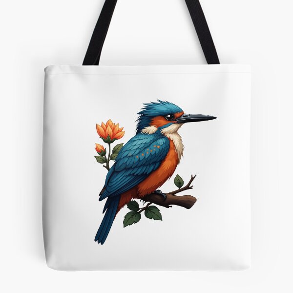 Item preview, Eurasian Kingfisher on a Branch designed and sold by shellnot.