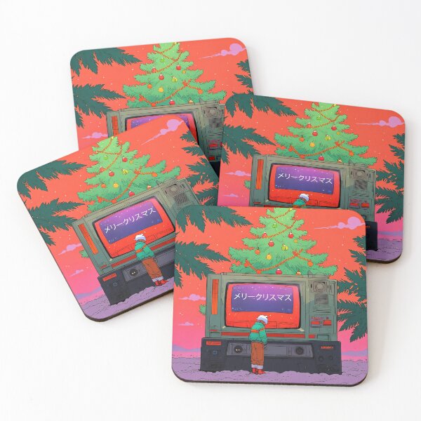 Item preview, 80s Retro Christmas Tree - Neon & VHS designed and sold by BuRetro.