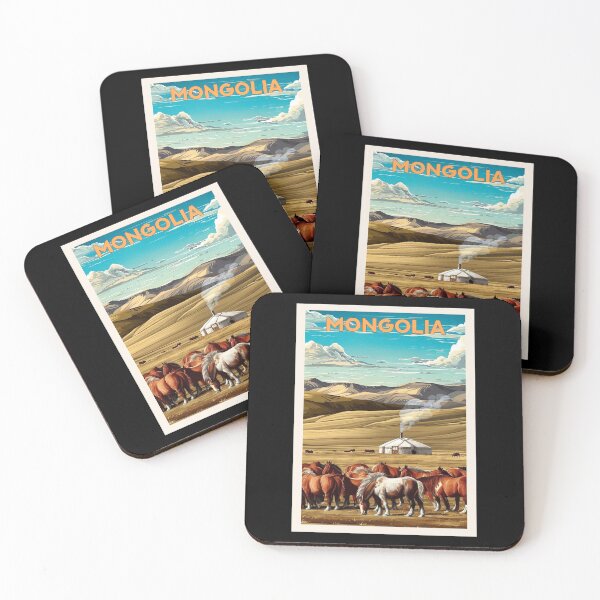 Item preview, Mongolia, Travel Art designed and sold by PinkandP.