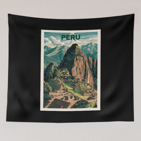 Item preview, Peru, Travel Art designed and sold by PinkandP.