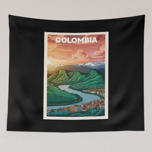 Item preview, Colombia, Travel Art designed and sold by PinkandP.