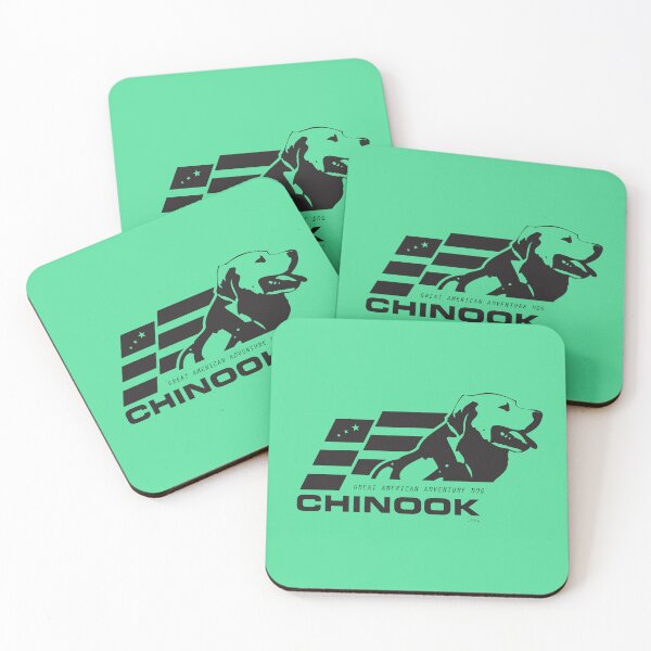 Item preview, Chinook: Great American Adventure Dog (B&W for light backgrounds) designed and sold by ChinookOA.