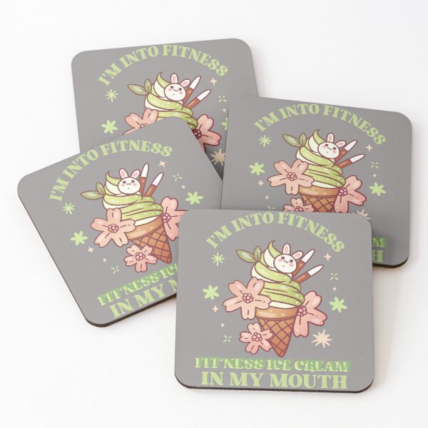 Item preview, I'm into fitness, fit'ness ice cream in my mouth designed and sold by dreamlandbuyers.