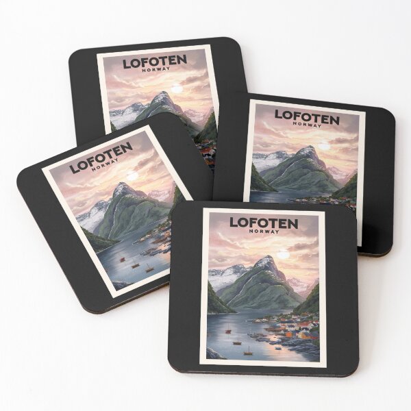 Item preview, Lofoten (Norway), Travel Art designed and sold by PinkandP.