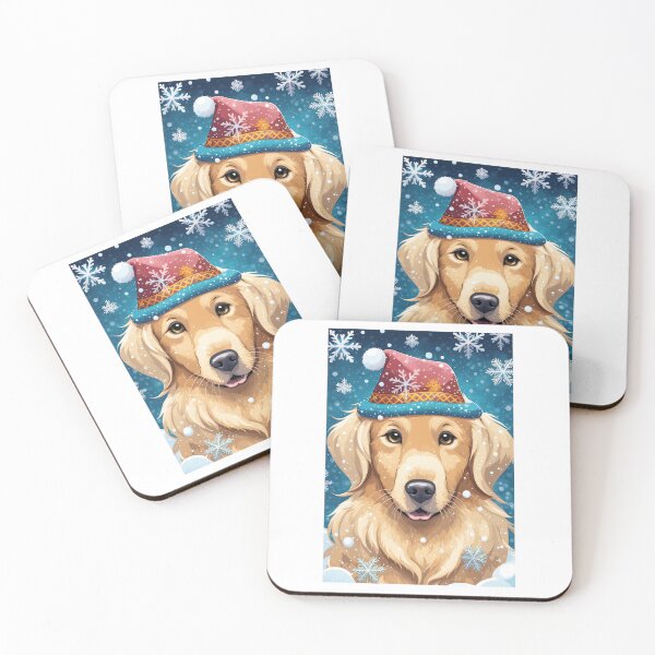Item preview, Golden Retriever Christmas Delight designed and sold by Mechanical-Artt.