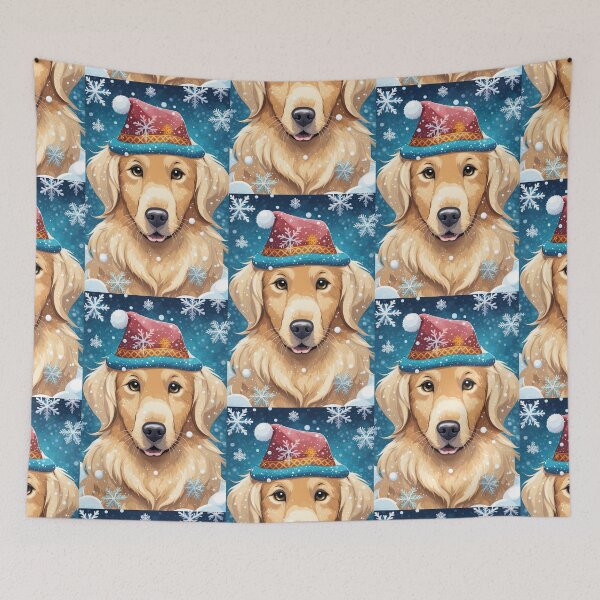 Item preview, Golden Retriever Christmas Delight designed and sold by Mechanical-Artt.