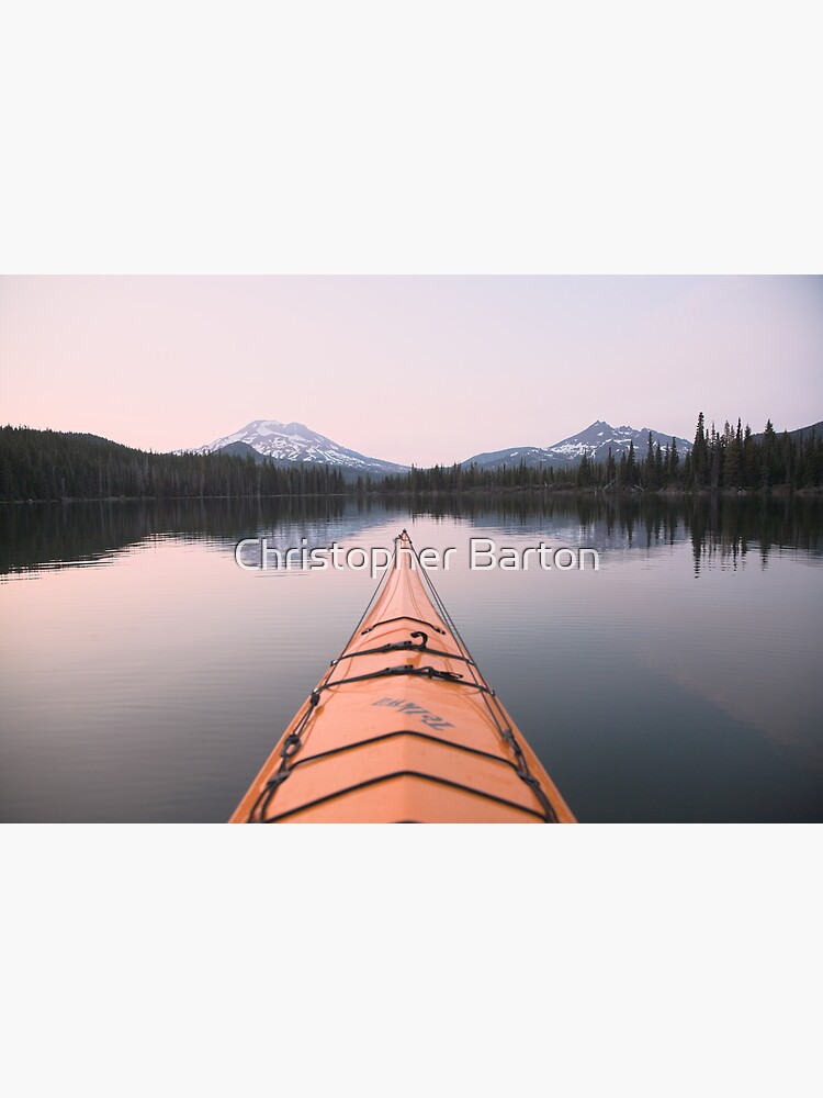 Thumbnail 7 of 7, Framed Art Print, Sparks Lake kayak, Oregon designed and sold by chrisbarton.