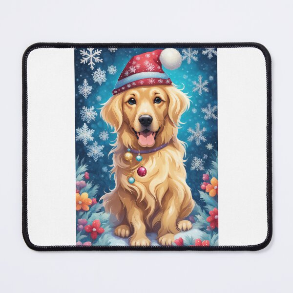 Item preview, Golden Retriever Festive Whimsy designed and sold by Mechanical-Artt.