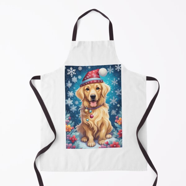 Item preview, Golden Retriever Festive Whimsy designed and sold by Mechanical-Artt.