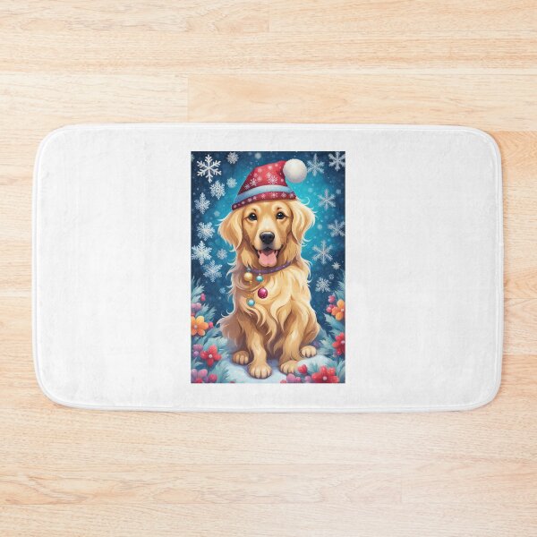 Item preview, Golden Retriever Festive Whimsy designed and sold by Mechanical-Artt.