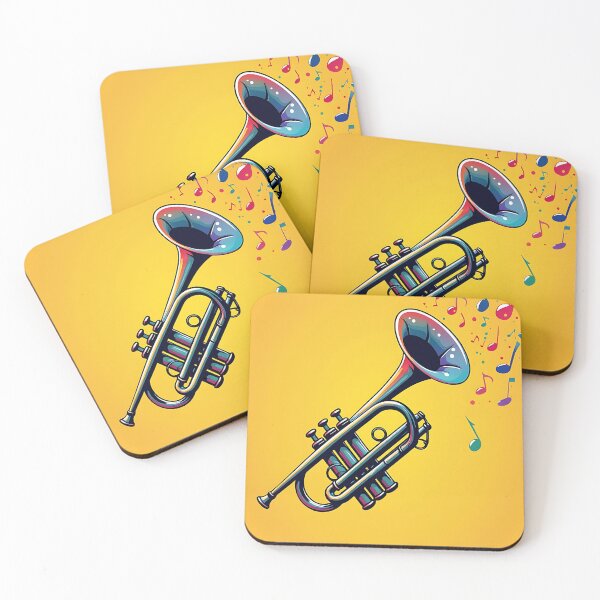 Item preview, Saxophone Jazz Flow Black on Yellow Design designed and sold by RadDeck.