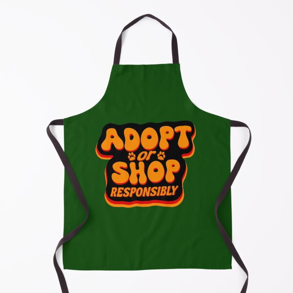 Item preview, Adopt or Shop Responsibly Black and Orange designed and sold by Rubymcc.