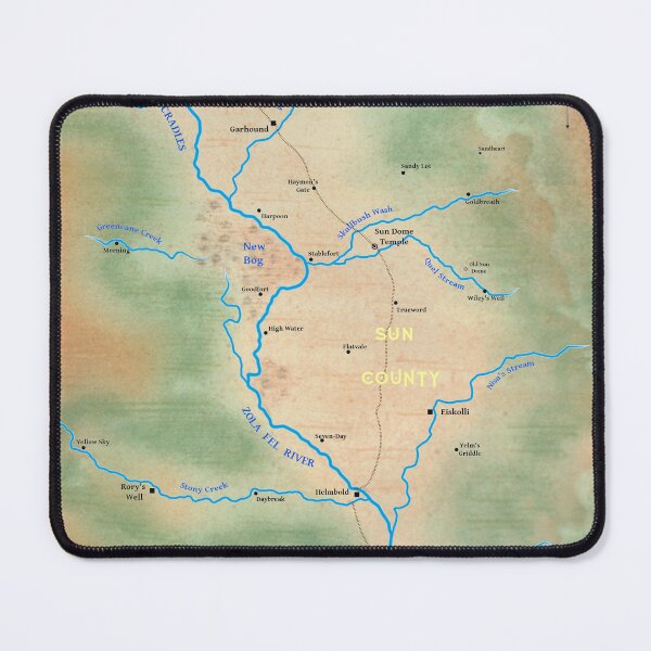 Item preview, Map of Sun County - Prax designed and sold by Chaosium.