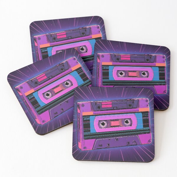 Item preview, Copy of Copy of Copy of 80s Retro Neon Cat Design - Vintage VHS Style designed and sold by BuRetro.