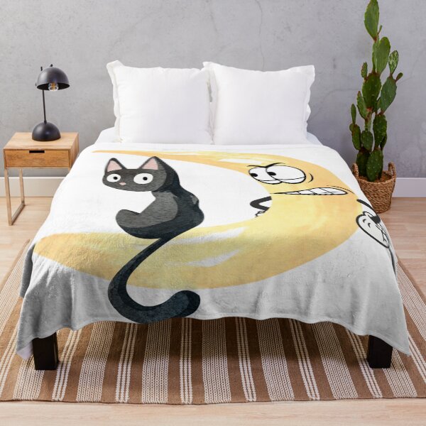 Item preview, Cat on angry moon designed and sold by Plantiyas.