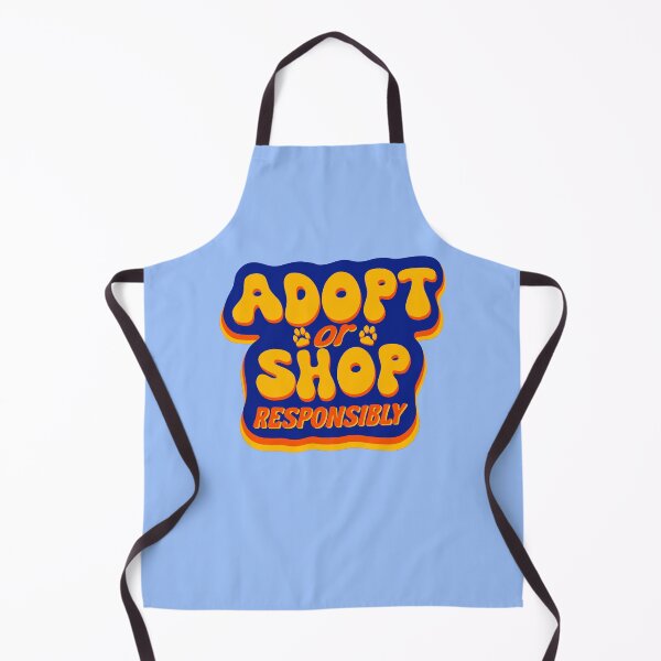 Item preview, Adopt or Shop Responsibly Orange and Blue designed and sold by Rubymcc.