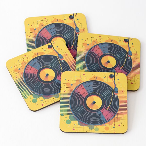 Item preview, DJ Turntable Energy Yellow and Black Groove designed and sold by RadDeck.