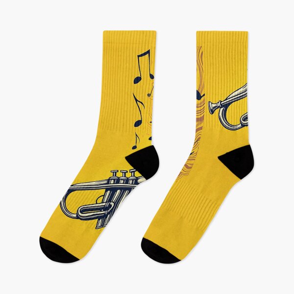 Item preview, Jazz Saxophone Flow Yellow Minimalist Design designed and sold by RadDeck.