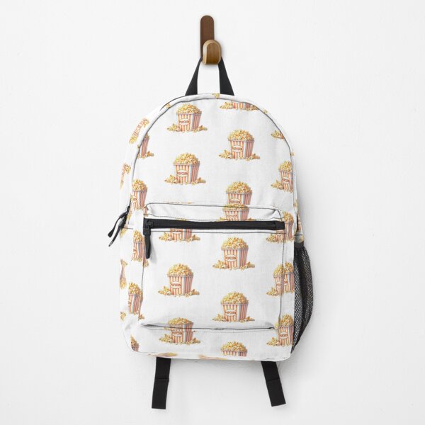 Item preview, Popcorn in Striped Bucket Illustration designed and sold by Little Care Studio.