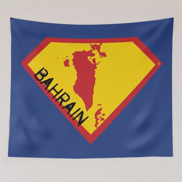 Item preview, BAHRAIN Spell Out - Freedom Is The Superpower - SUPERHERO design designed and sold by pelagio.